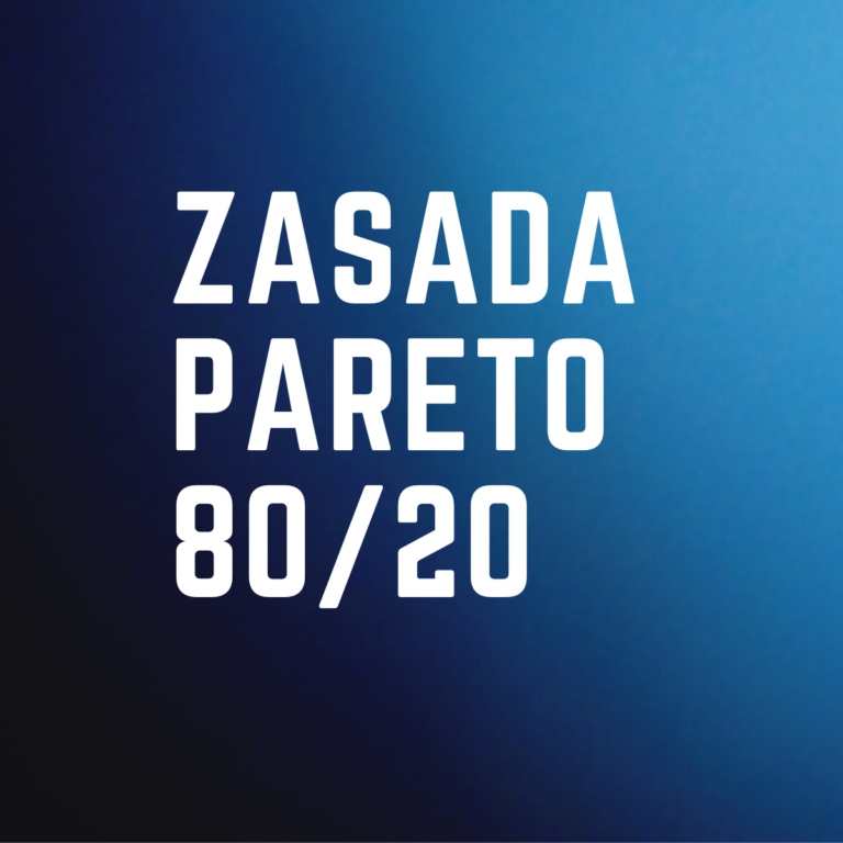 Zasada Pareto 80/20